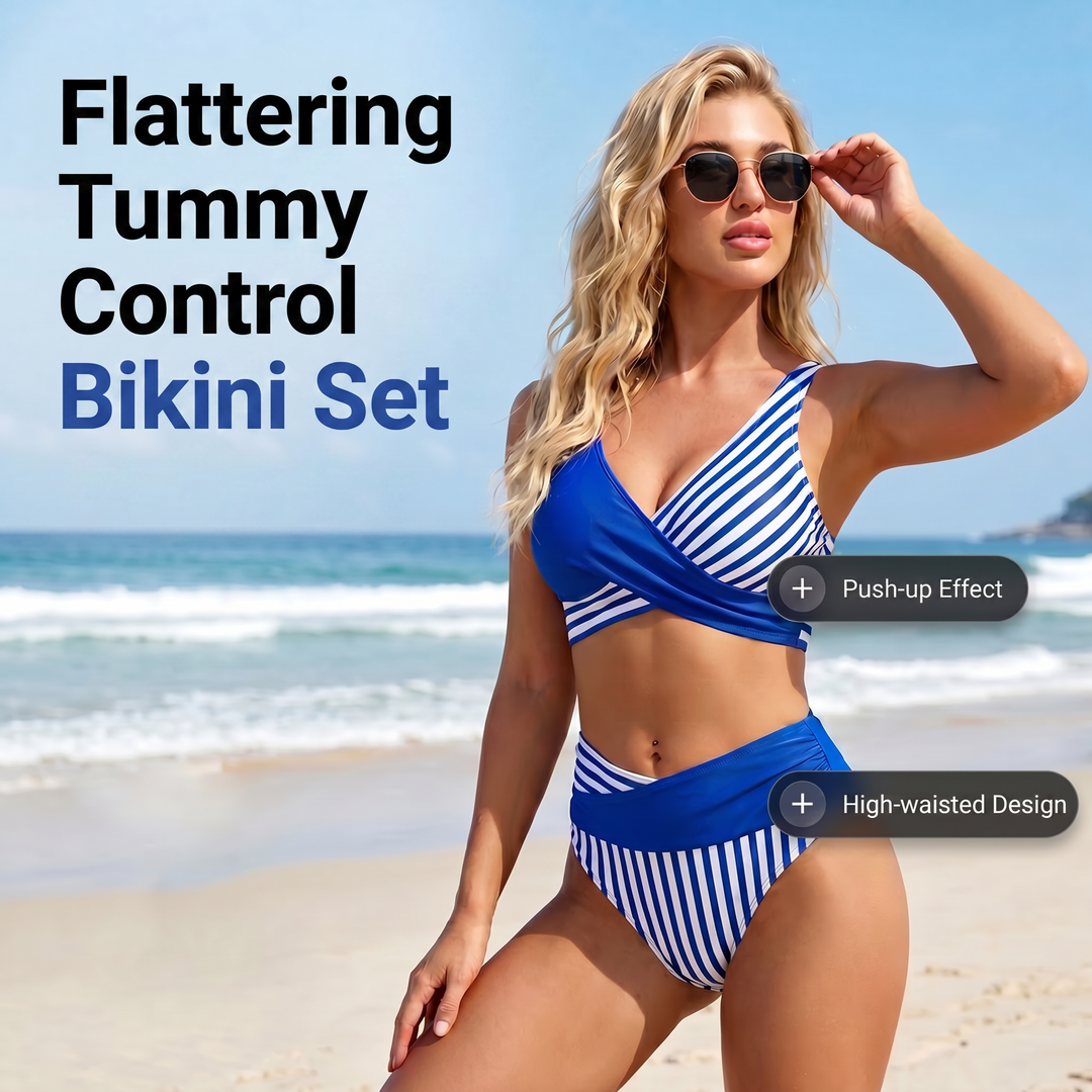 Two-Piece Bikini with Tummy Control