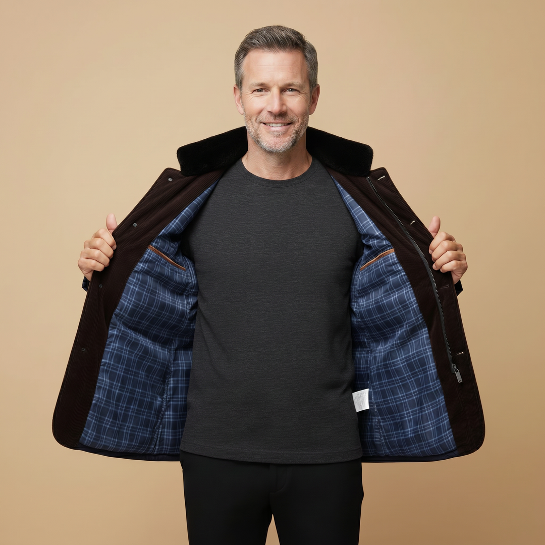 Faux Fur-Lined Jacket