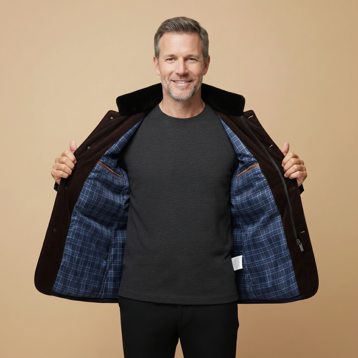 Faux Fur-Lined Jacket