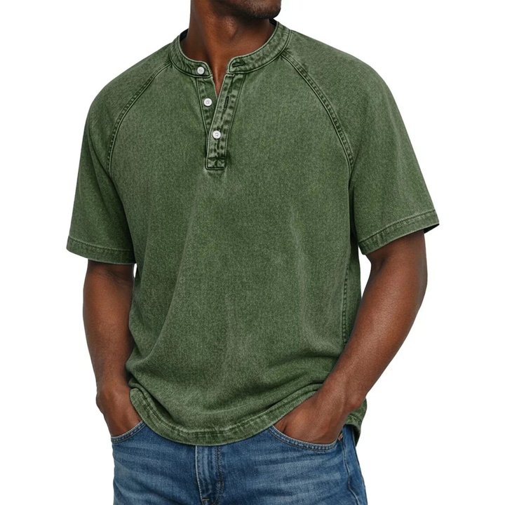 Vintage Men's Shirt with Buttons