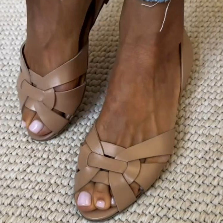 Serafina | Classic Woven Sandals