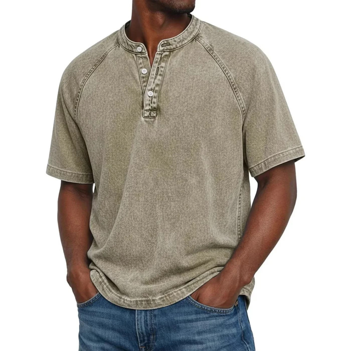 Vintage Men's Shirt with Buttons