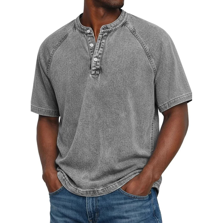Vintage Men's Shirt with Buttons