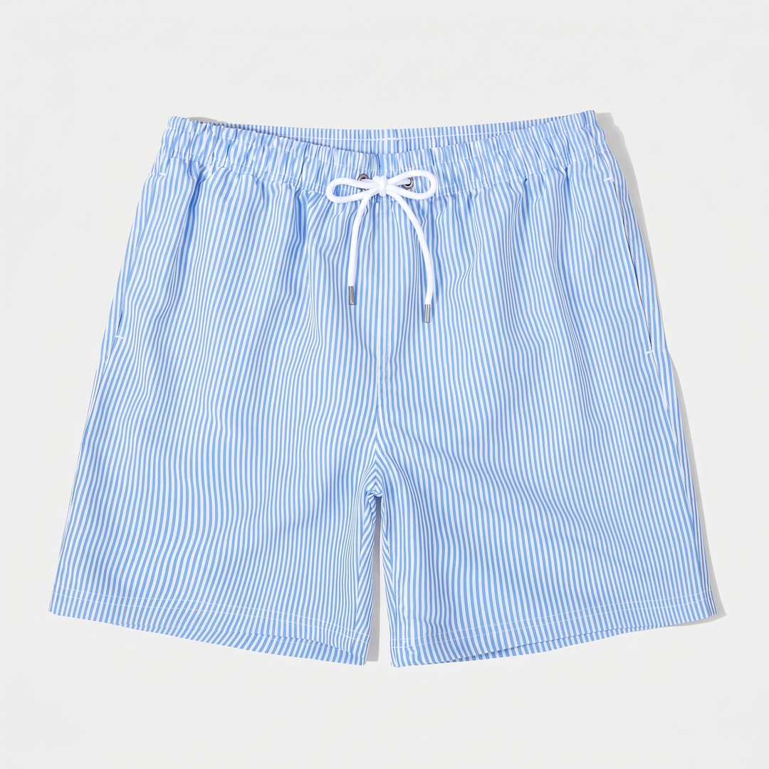 Mistral | Vertical Striped Drawstring Swim Shorts