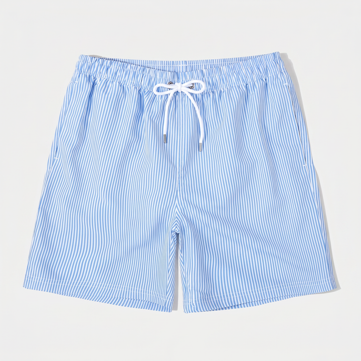 Mistral | Vertical Striped Drawstring Swim Shorts