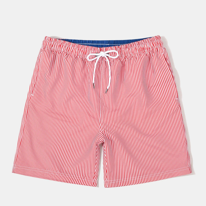 Mistral | Vertical Striped Drawstring Swim Shorts