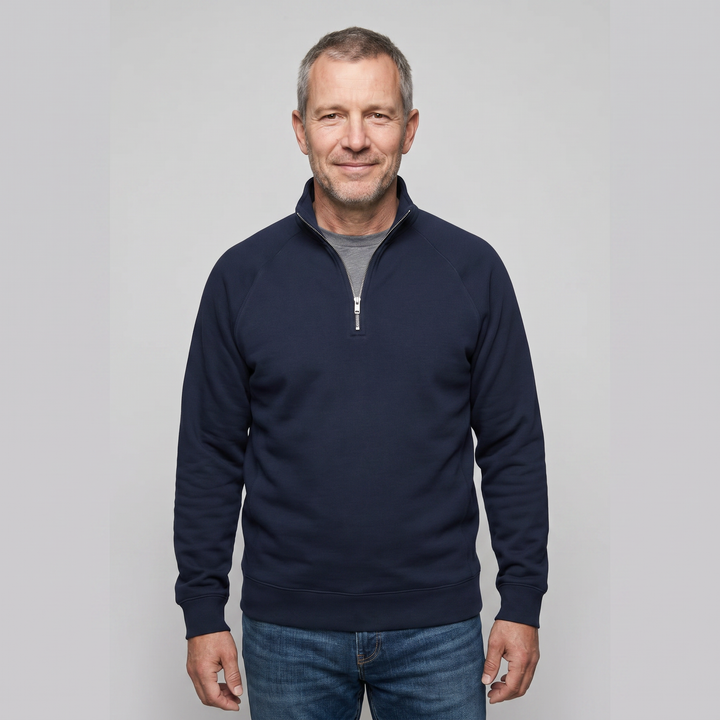 SVEN Regular Half-Zip Knit Sweater