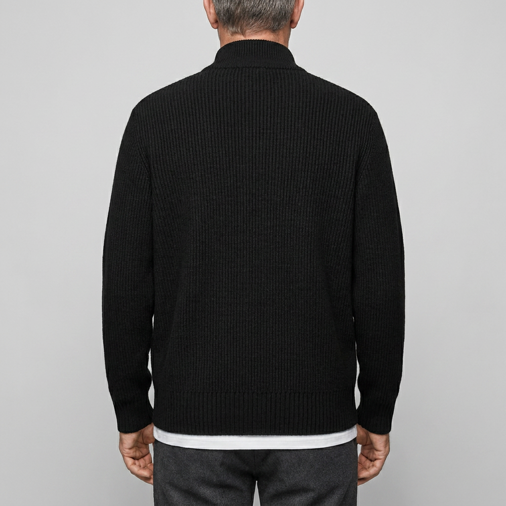 OSCAR Lightweight Ribbed Zip Cardigan
