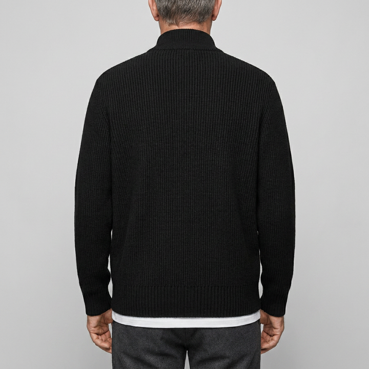 OSCAR Lightweight Ribbed Zip Cardigan