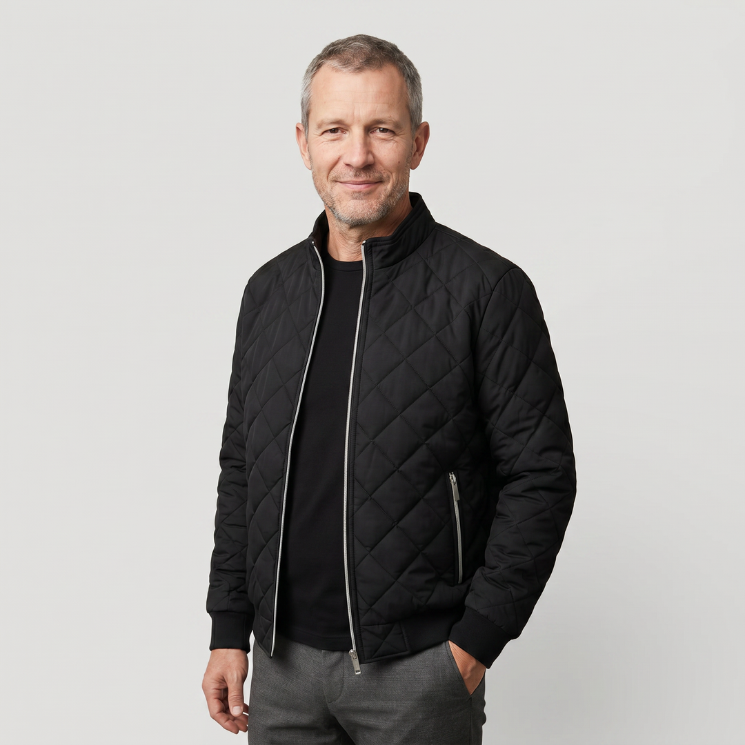 BERT Quilted Zip Jacket
