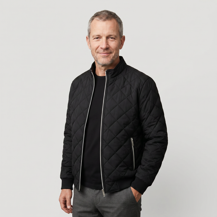 BERT Quilted Zip Jacket