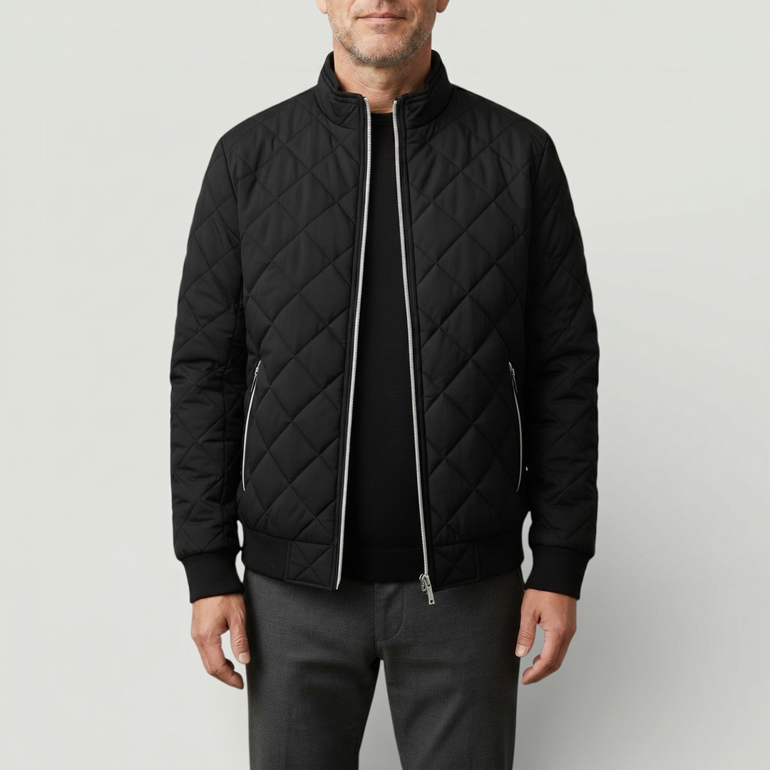 BERT Quilted Zip Jacket