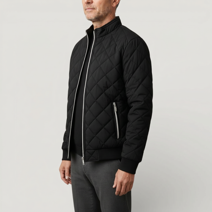 BERT Quilted Zip Jacket