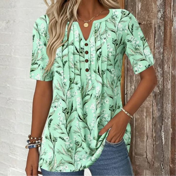 ROSY | Pleated Blouse