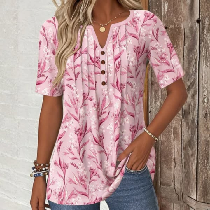 ROSY | Pleated Blouse