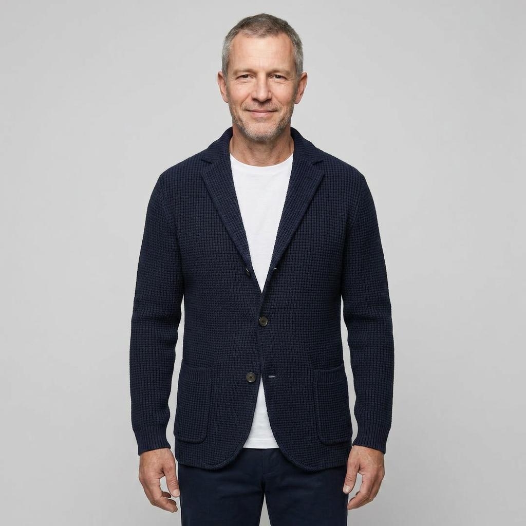 ROLF Waffle Knit Cardigan