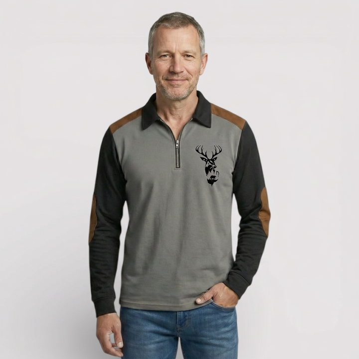 NIEL Lightweight Half-Zip Sweater