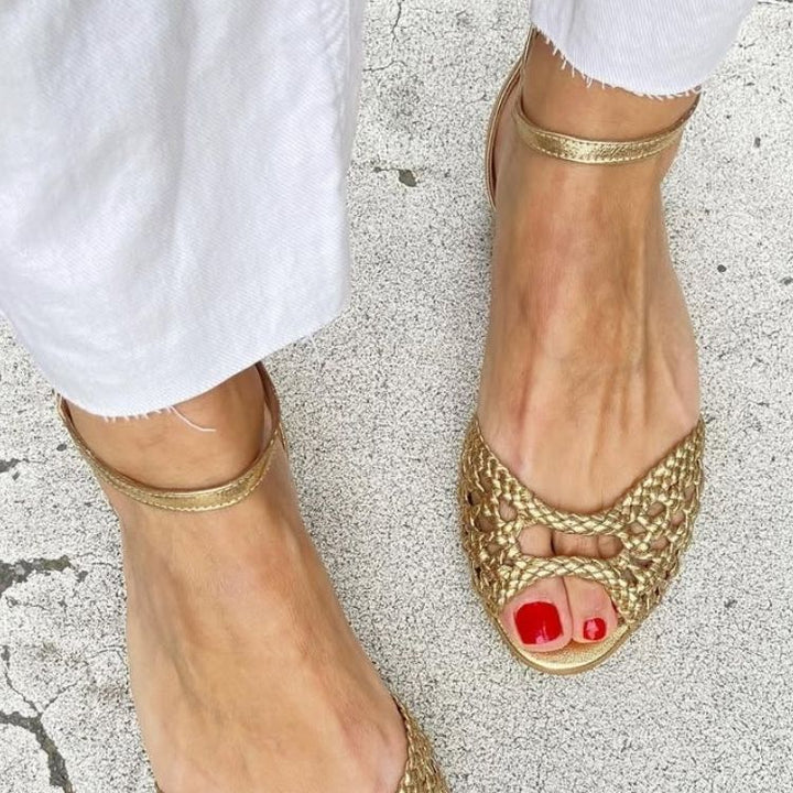 Isadora | Refined Woven Sandals