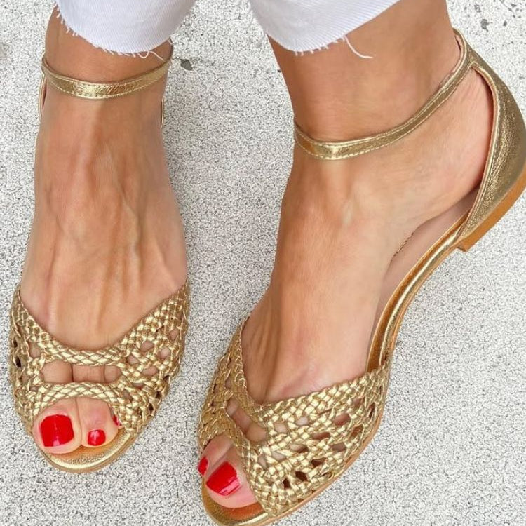 Isadora | Refined Woven Sandals