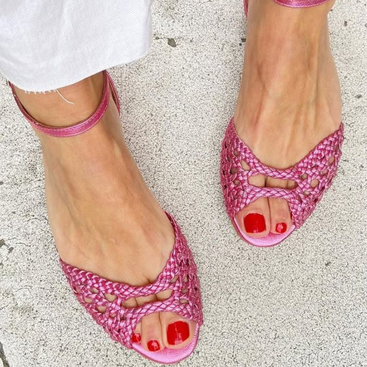 Isadora | Refined Woven Sandals