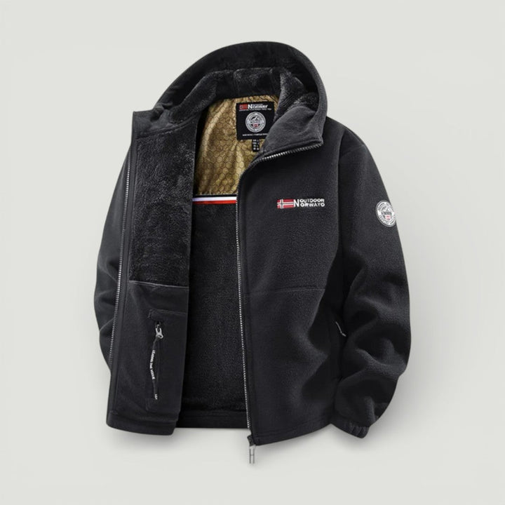 HARDY Fleece-Lined Zip-Up Jacket