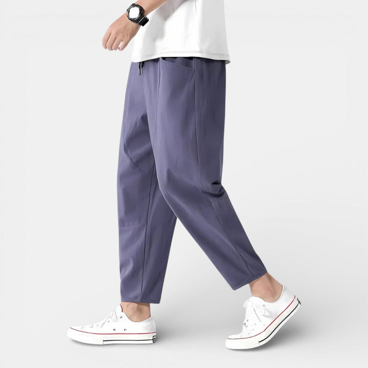 Relaxed Fit Linen Pants