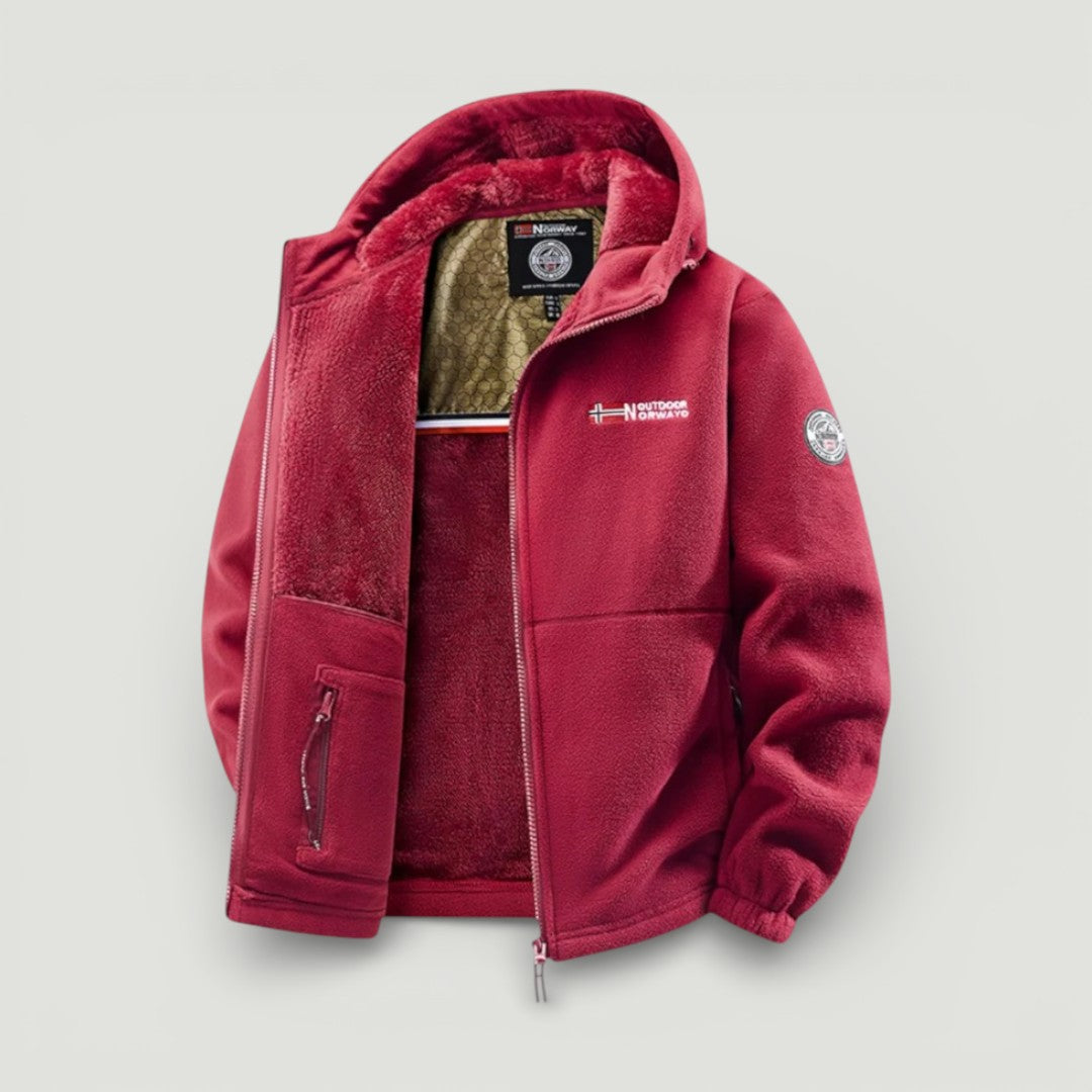 HARDY Fleece-Lined Zip-Up Jacket