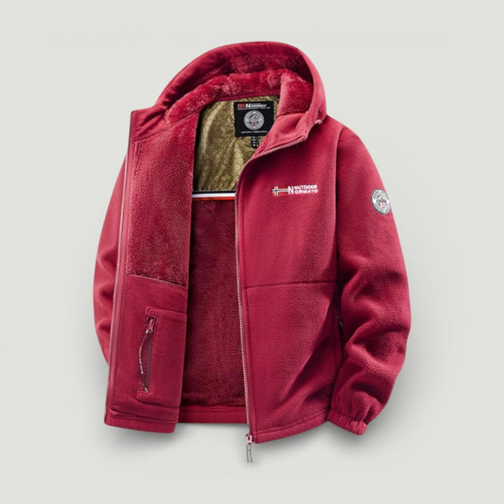HARDY Fleece-Lined Zip-Up Jacket