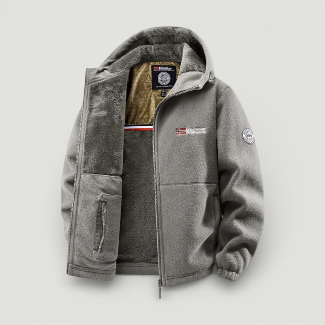 HARDY Fleece-Lined Zip-Up Jacket