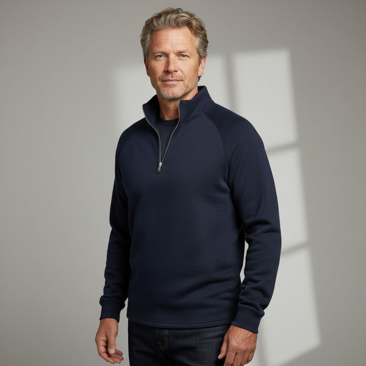 SVEN Regular Half-Zip Knit Sweater