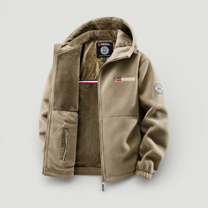 HARDY Fleece-Lined Zip-Up Jacket