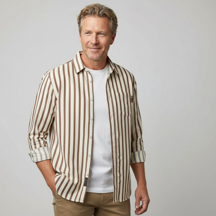 KENTH Breathable Striped Shirt