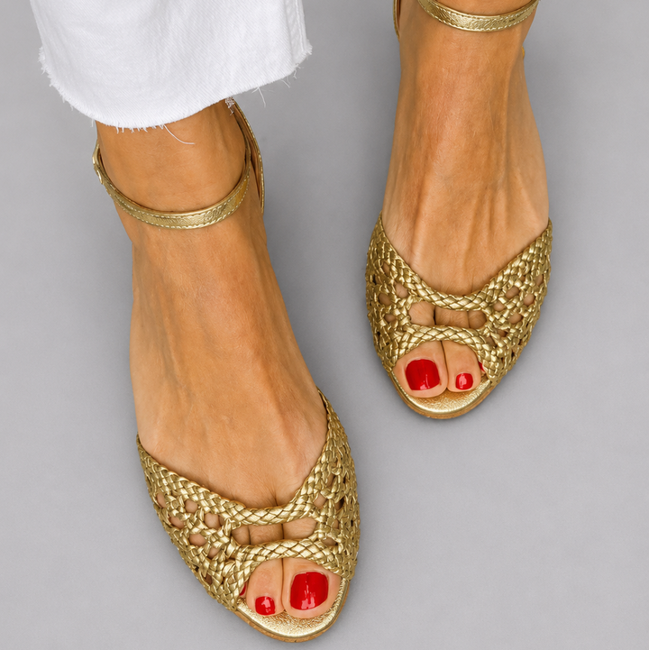 Isadora | Refined Woven Sandals