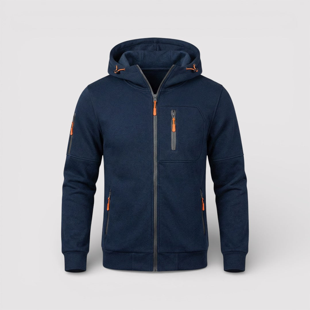 KAEL Breathable Zip-Up Hoodie