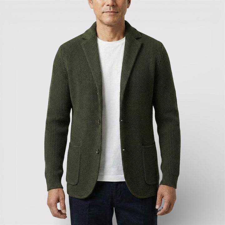 ROLF Waffle Knit Cardigan