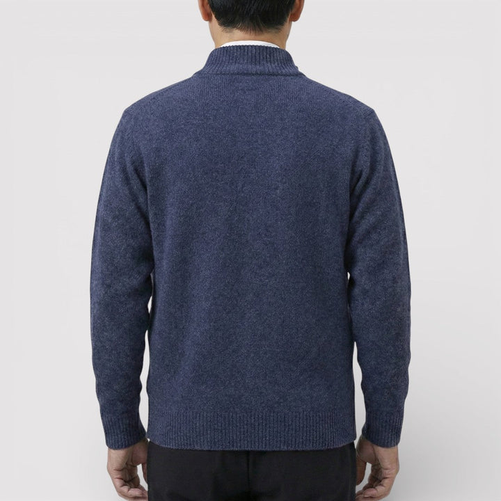 MILO Textured Knit Zip Cardigan