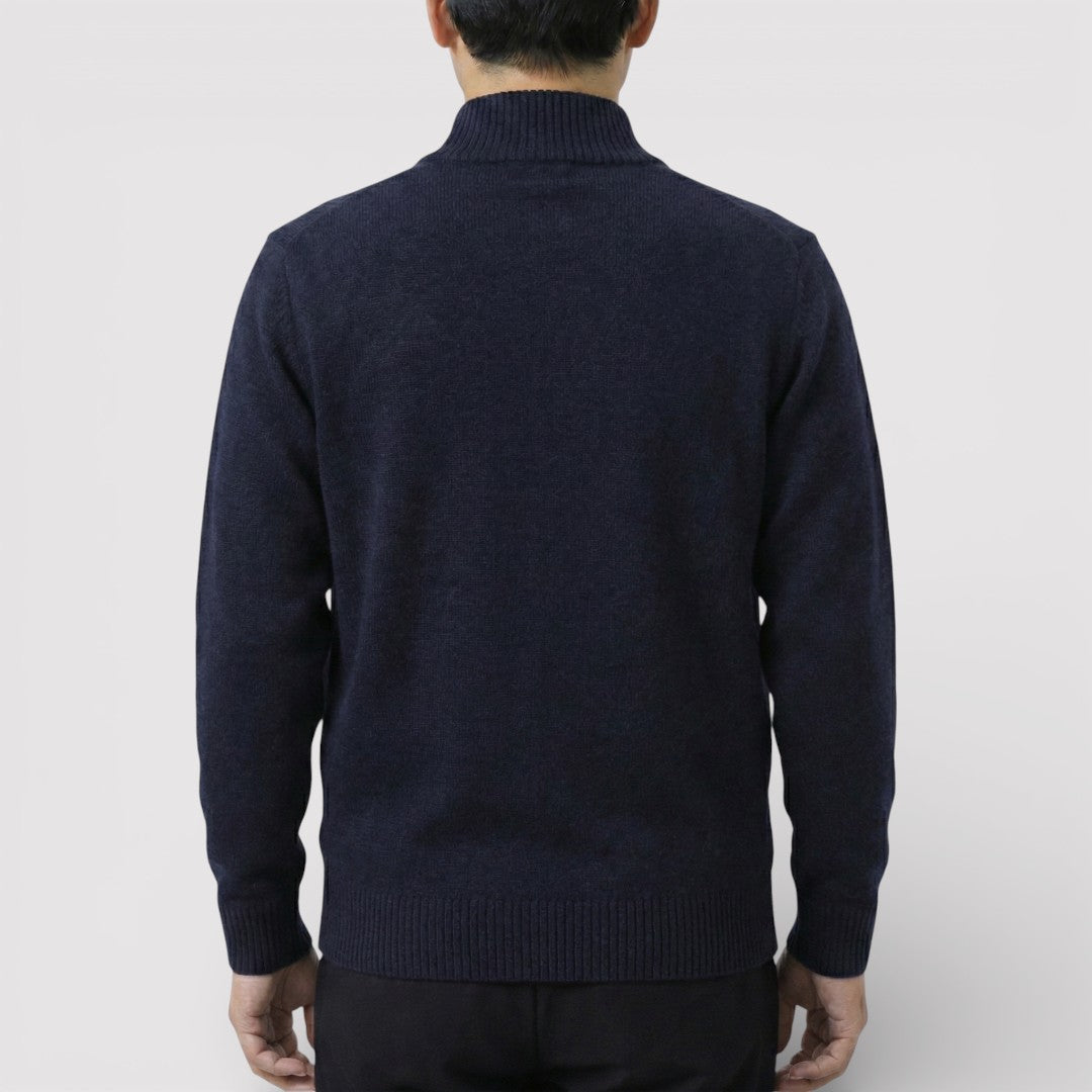 MILO Textured Knit Zip Cardigan
