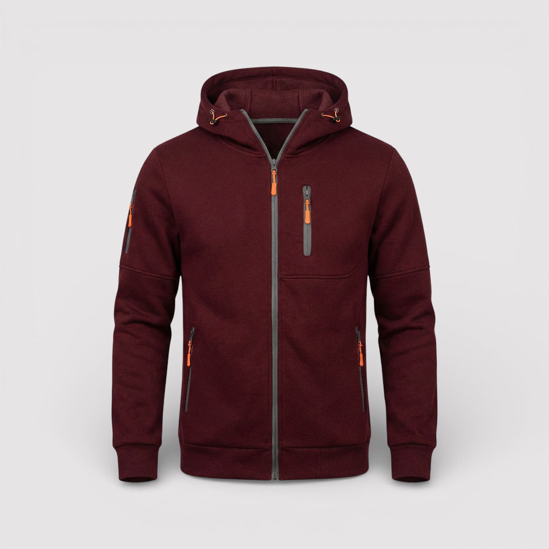 KAEL Breathable Zip-Up Hoodie