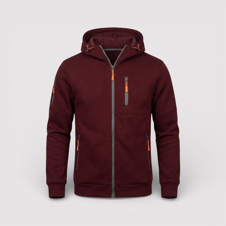 KAEL Breathable Zip-Up Hoodie