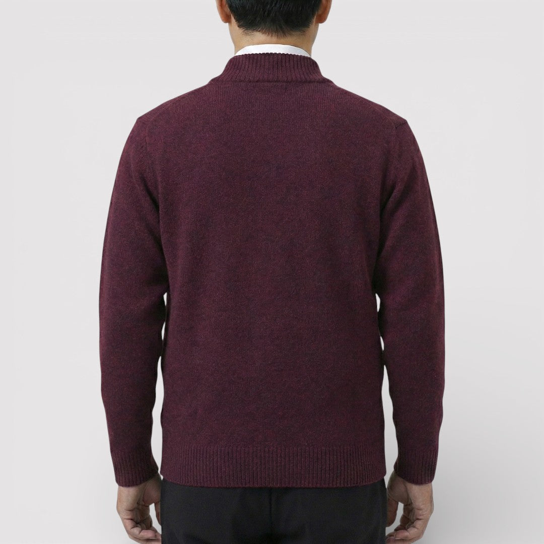 MILO Textured Knit Zip Cardigan