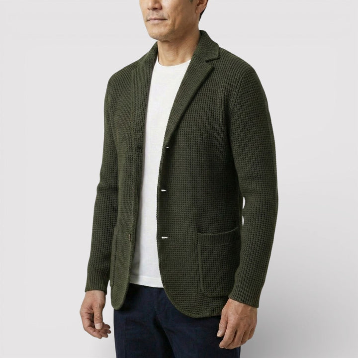 ROLF Waffle Knit Cardigan