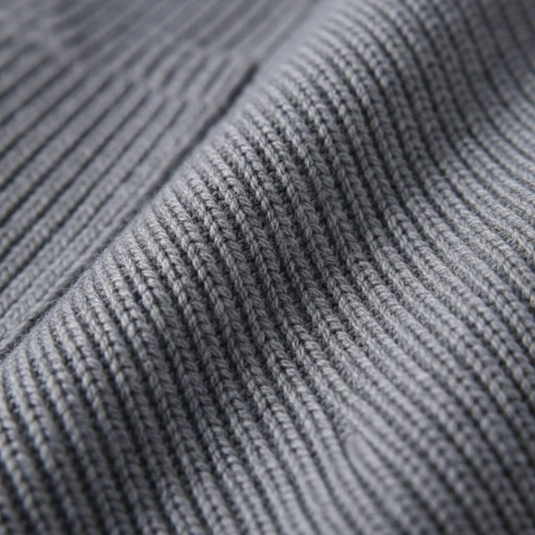 OSCAR Lightweight Ribbed Zip Cardigan