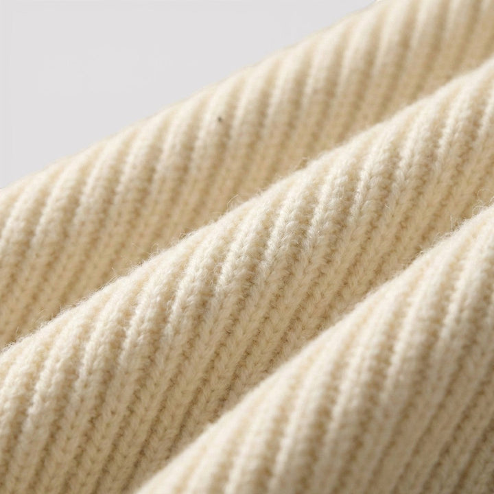 ARNO Ribbed Knit Hooded Cardigan