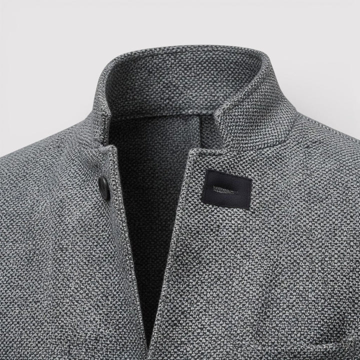 HEIKO Stretch Stand-Collar Blazer