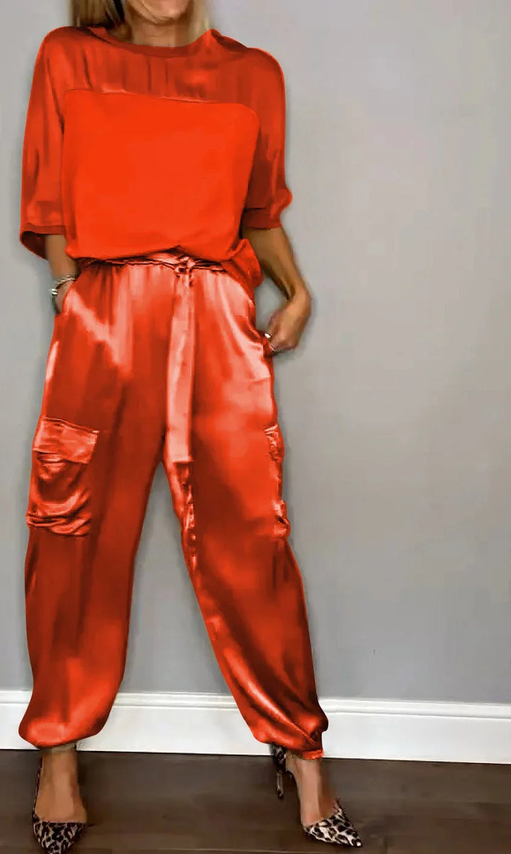 Averielle | Elegant Flowing Two-Piece Ensemble