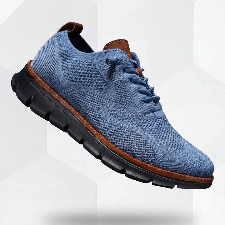Ultracomfort Breathable Shoes: Blue-Black