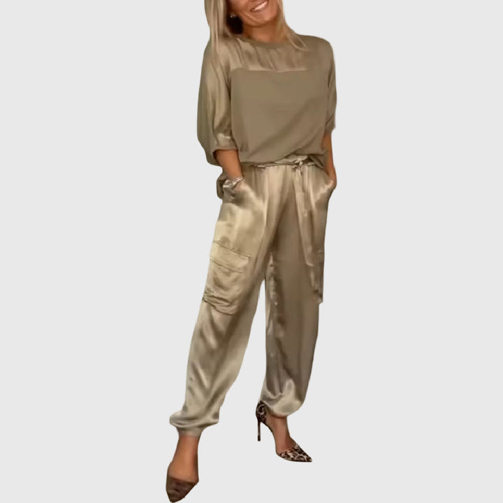 Averielle | Elegant Flowing Two-Piece Ensemble