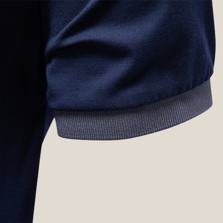 Bari™ - Polo Shirt with Double Collar Look