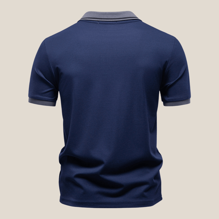 Bari™ - Polo Shirt with Double Collar Look