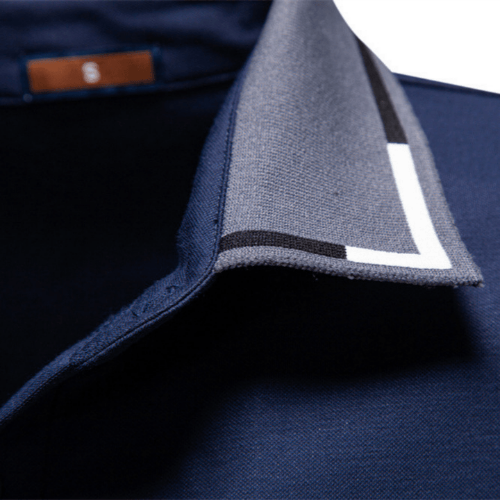 Bari™ - Polo Shirt with Double Collar Look